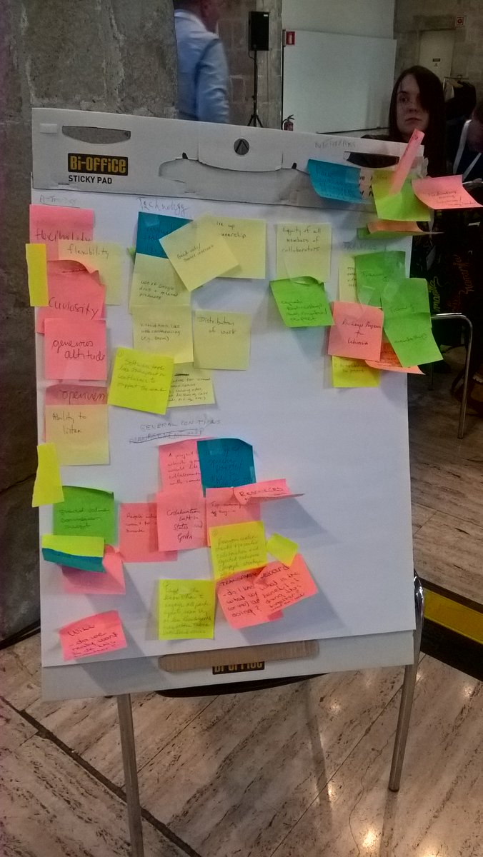 Tolle Atmosphäre auf dem  IFLA Global Vision Workshop / We're working in good atmosphere at the IFLA Global Vision Workshop in Barcelona