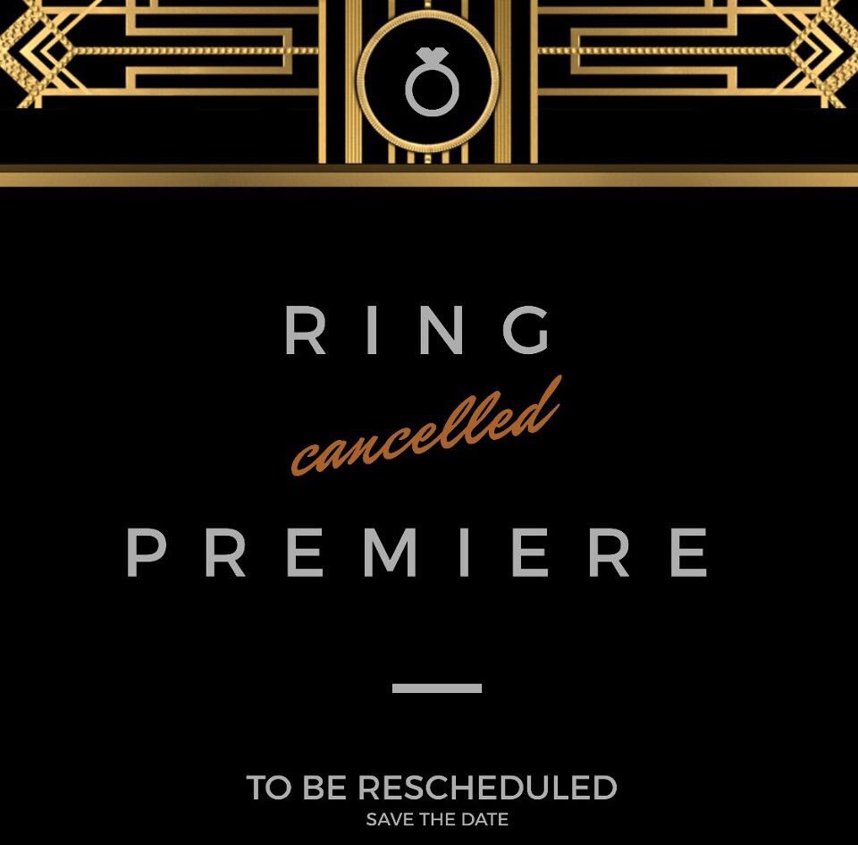 ‼️‼️‼️‼️ ATTN: Due to the possibility of inclement weather tomorrow, Ring Premiere has been unfortunately cancelled. However, ring sales will still begin this Thursday 3/22 and Friday 3/23 in Festival. Keep a look out for the upcoming rescheduled date!!!