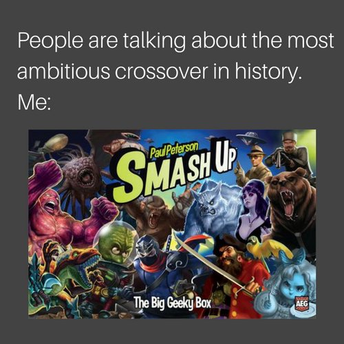 alderac's tweet image. Do you agree? #Smashup #boardgames #tabletop #j2s
