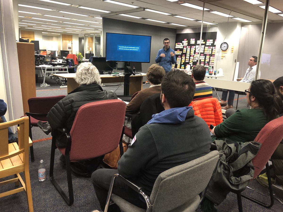 robert_beene's tweet image. Tonight we learn about GenStage from @paulswartz and how the @mbta uses it. @bostonelixir #ElixirLang