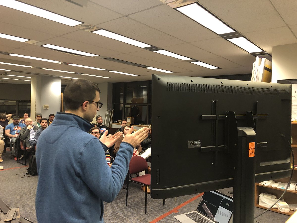 robert_beene's tweet image. Tonight we learn about GenStage from @paulswartz and how the @mbta uses it. @bostonelixir #ElixirLang