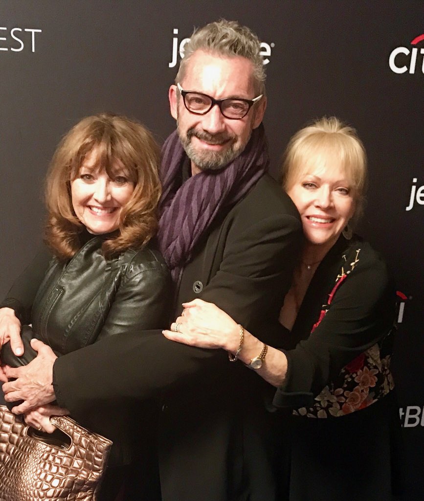 Past weekend at @paleycenter event honoring #BarbaraStreisand. With Charles Phoenix, Kathy Lennon and cousin Cathy. @_charlesphoenix #TheLennonSisters #TheKingFamily @fourkingcousins