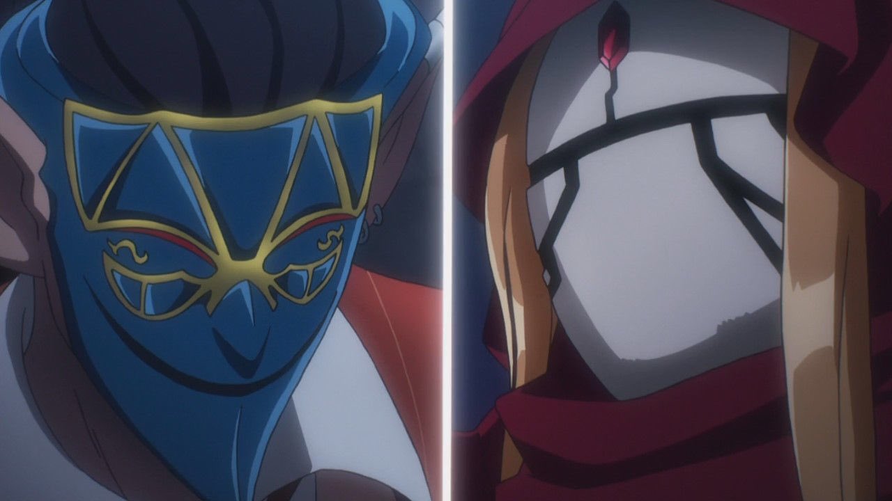 鳴神 オーバーロードii 第11話 六腕が噛ませですらない清々しい雑魚っぷり 瞬殺過ぎて盛り上がりに欠けるセバスvs六腕に代わってエントマvsイビルアイの厨二対決が観られて満足 デミウルゴス参戦で戦局がひっくり返ってさらにモモンさん登場でもう一回