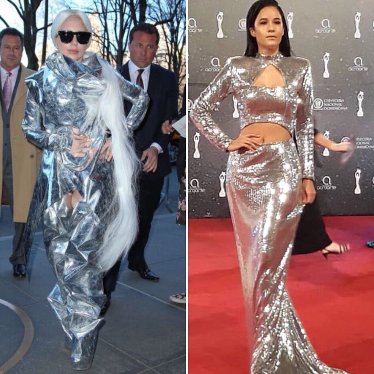 Milliea29's tweet image. - Hazme un vestido que brille como el aluminio. 

+ ¿Cómo el que le hice a Gaga? 

- Más encuero que hace calor.

+ Tato, Tato: 

#TijeraSoberana #KeDificilSoberano #FuegoSoberano