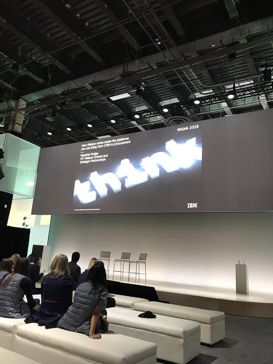 gboliog's tweet image. How do I reimagine Business with AI?  Am learning with THINK with IBM in vegas 2018 #IBMautomation #8211