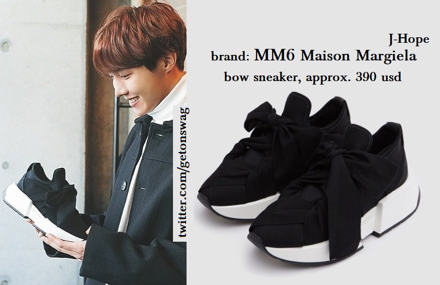 maison margiela bow sneakers
