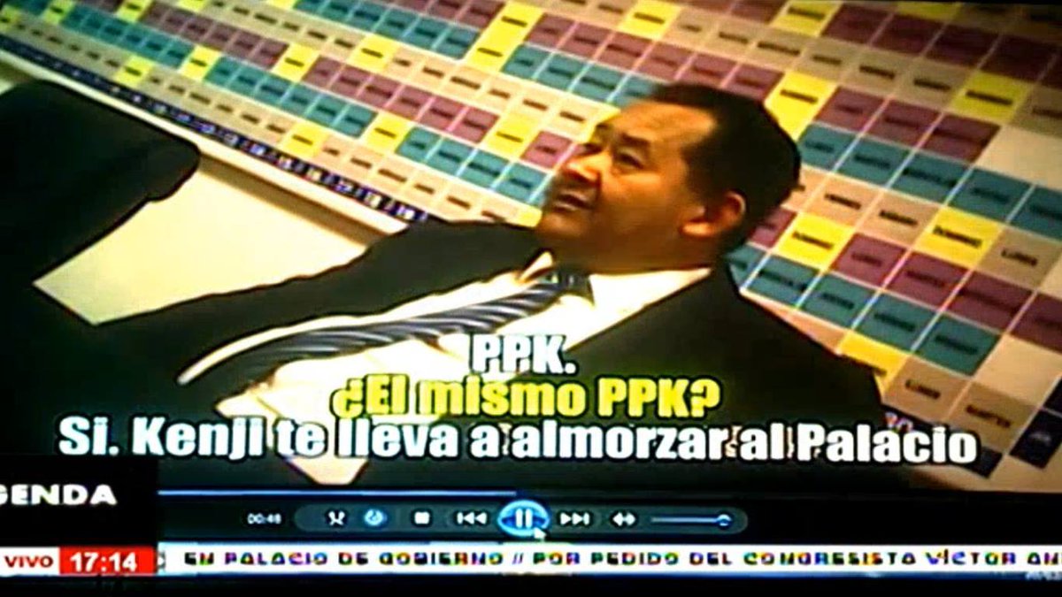 Bienvenido Ramírez a Mamani: "Kenji te lleva a almorzar a Palacio, a todos nos han dado obras" (VIDEO)
goo.gl/hUaTn8