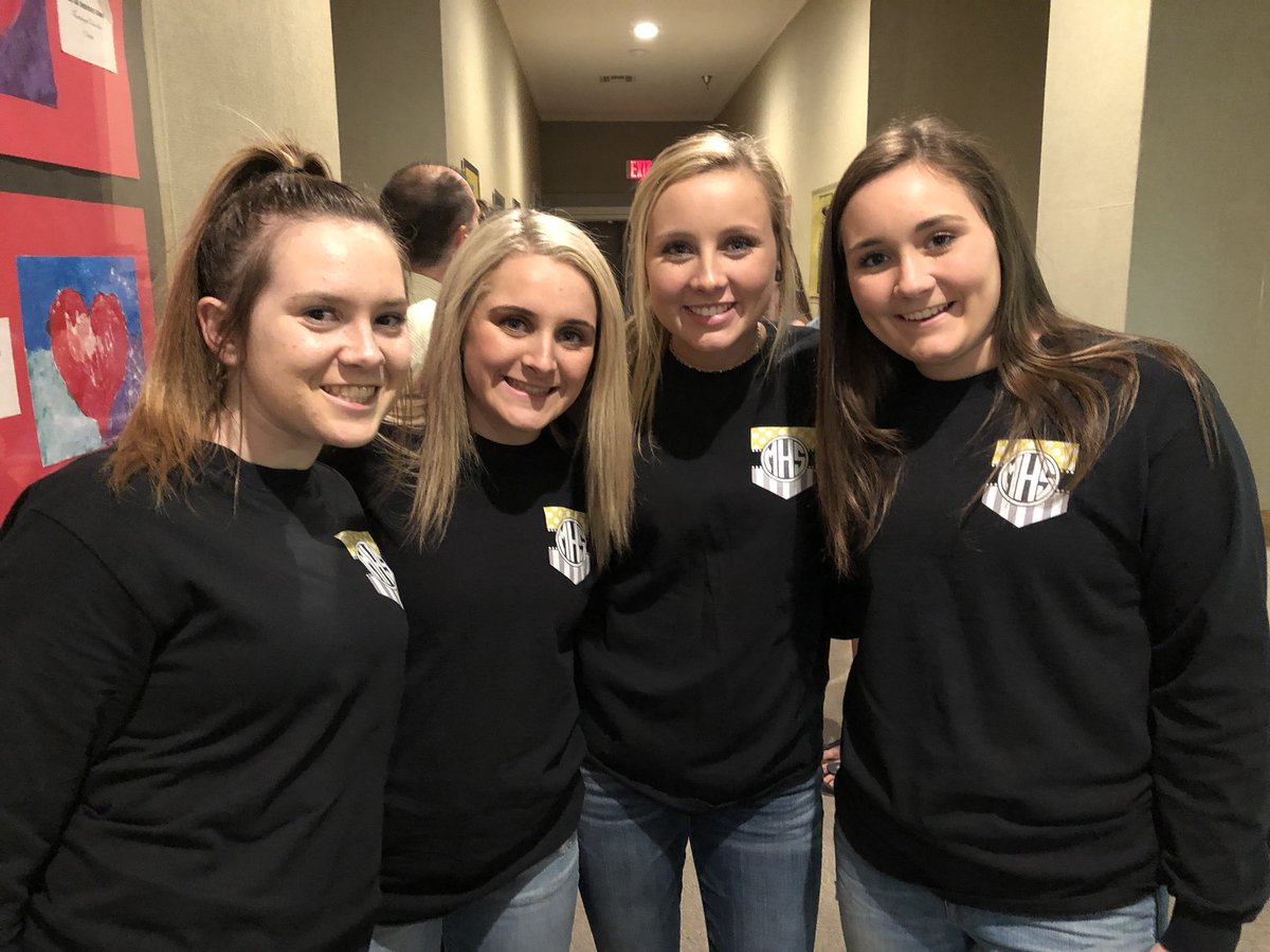 Representing MHS Cheer at the Board Meeting!! They are getting recognized for their accomplishments at the UIL Spirit State Championships!!