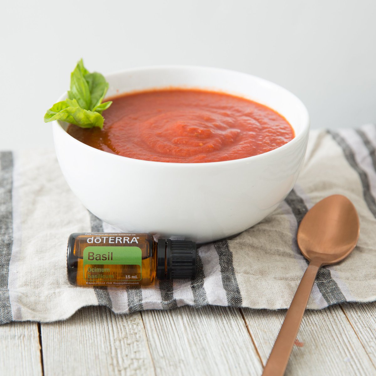 Does it still feel like Winter?  Warm up with some Tomato Basil Soup. Add a drop of Basil oil in place of dried Basil in your favorite recipe for a full robust flavor that will have you coming back for more. Learn more: goo.gl/z9LDUL
#noreaster4 #essentialoils #cooking