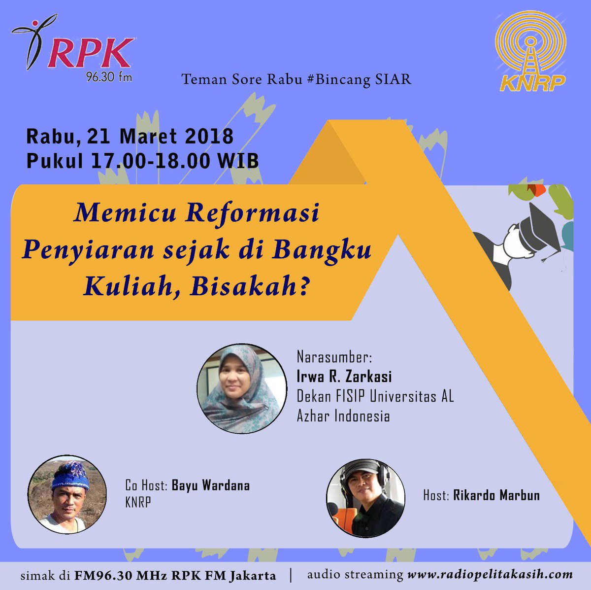 Simak ini , Rabu sore