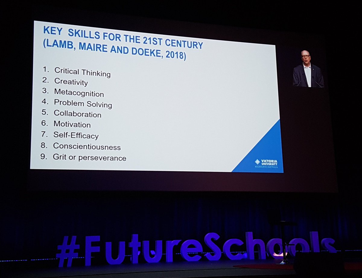 RobDoddsEdu's tweet photo. The focus must be on 'what we teach and how we teach it'. Honestly, how many schools are teaching and genuinely valuing what you see on the screen? #FutureSchools https://t.co/noCo8oSc2z