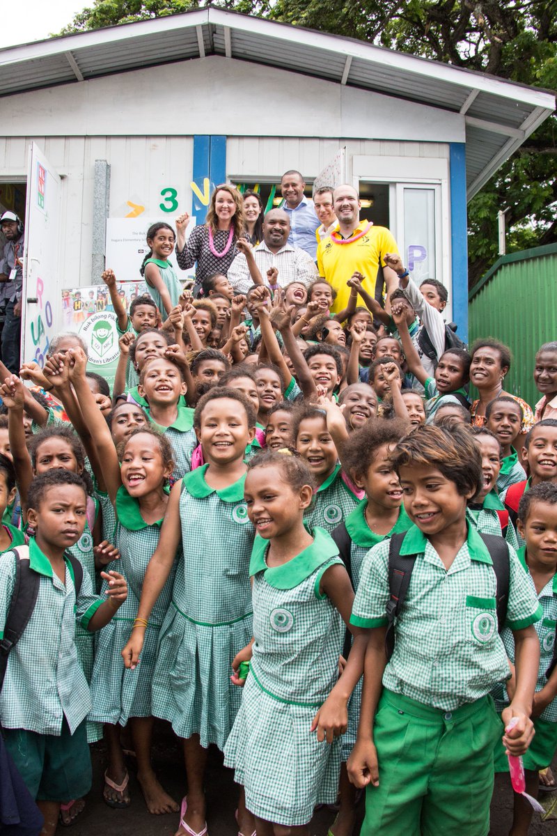It's been 40 years in the making for Hagara Primary School in Port Moresby but they finally got a BbP Library to support their children's education. How can you learn without books?