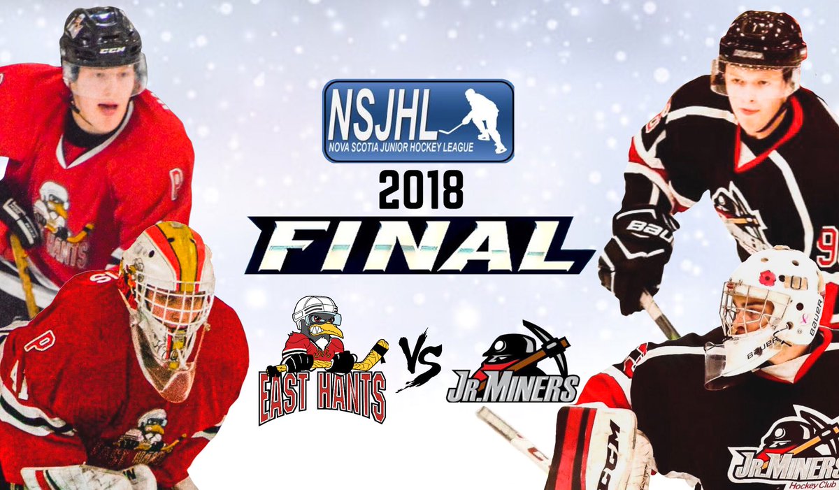 2018 NSJHL Final
🐧 vs 👷🏼‍♂️

The Penguins will take on the <a href="/kameronjrminers/">Kameron Jr Miners</a> in the Finals of the 2018 NSJHL Playoffs. An official schedule has not yet been released but Games 1, 2 will be in EH, Games, 3, 4, 5 in Membortou and Games 6, 7 in EH (if necessary) #DOJO2018 #pEHns