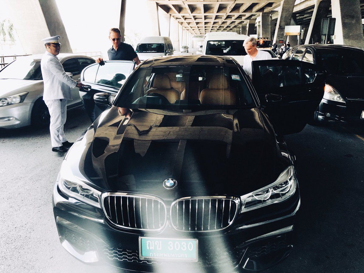 Bangkok airport service done right compliments of <a href="/Anantara_Hotels/">Anantara Hotels</a> #bkk  ✈️ Hello, Thailand! #luxurytravel #bmw