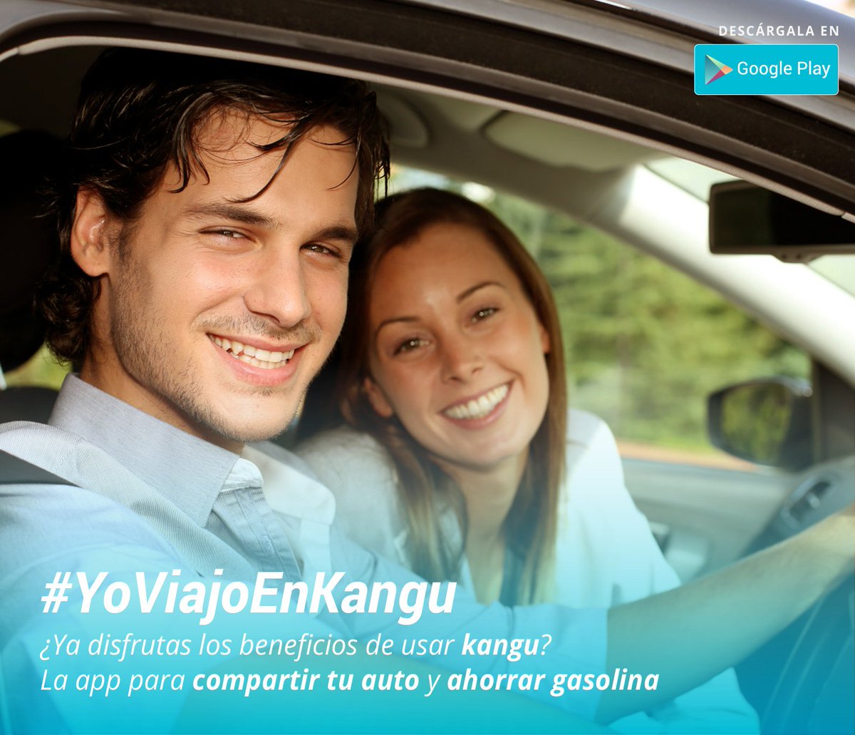 KanguMx's tweet photo. #CosasQueMeHacenSonreír Cada vez son más las personas que utilizan Kangu y comparten sus trayectos diariamente. que esperas!!! descargala y ahorra tu también. https://t.co/a5EqlMhRm8

#YoVIajoConKangu #ViajarConKanguEsChido #RaiteGDL https://t.co/xrsRsrudZG