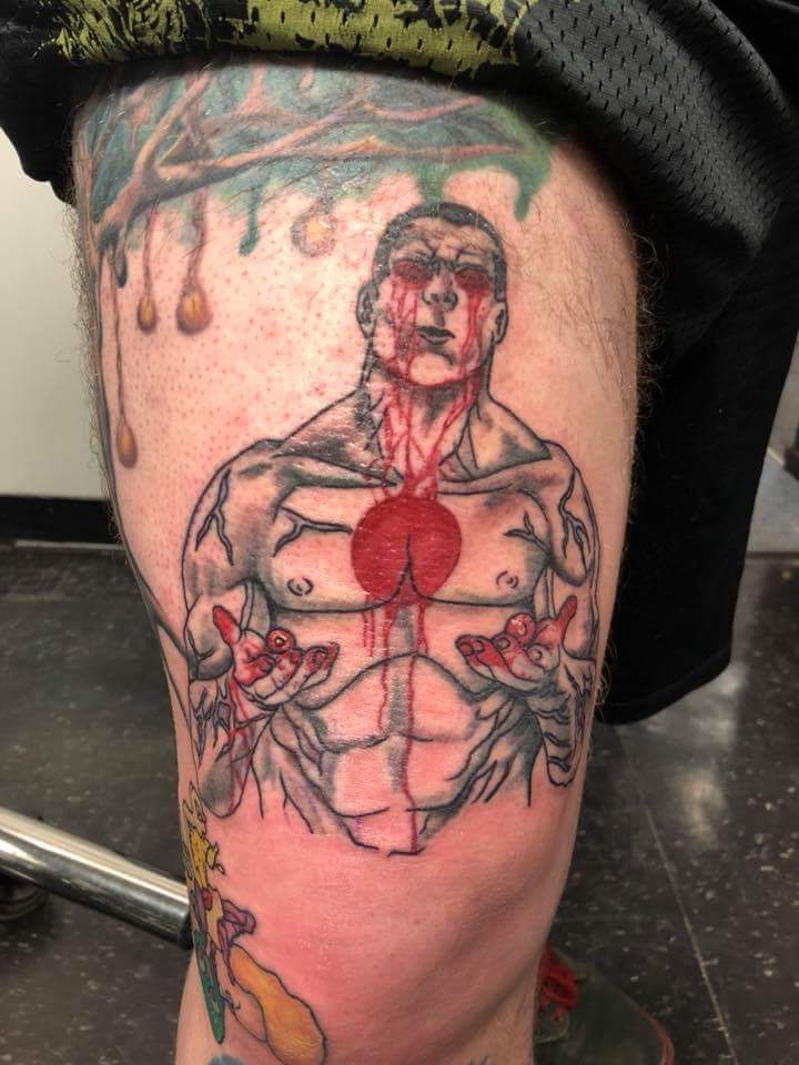 Valiant Comics Wow Ryanbodenheim S Art Looks Incredible As A Tattoo Bloodshot