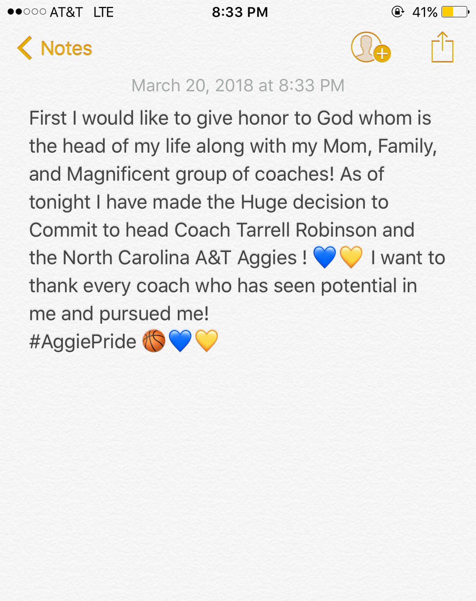 yaya_nichole's tweet photo. COMMITTED ! #AggiePride 💙💛🏀 https://t.co/27MRzzKDEI