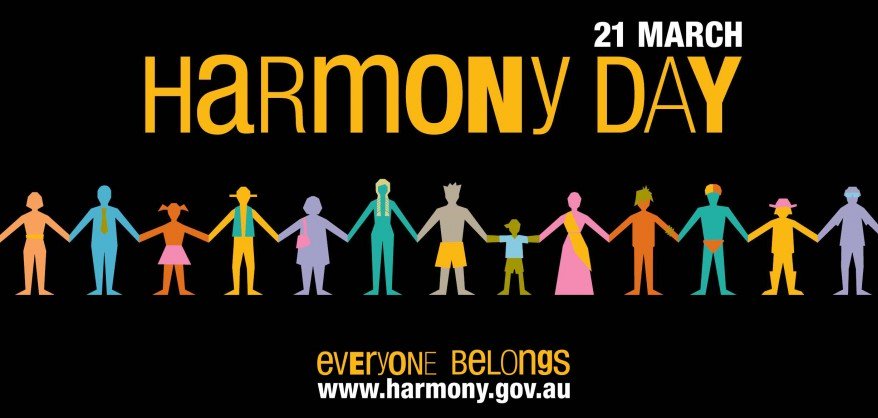 Today, March 21st we celebrate Harmony Day!
Harmony Day is about inclusiveness, respect and belonging for all Australians, regardless of cultural or linguistic background, united by a set of core Australian values.

#HarmonyDay​ lnkd.in/fg-2qdc