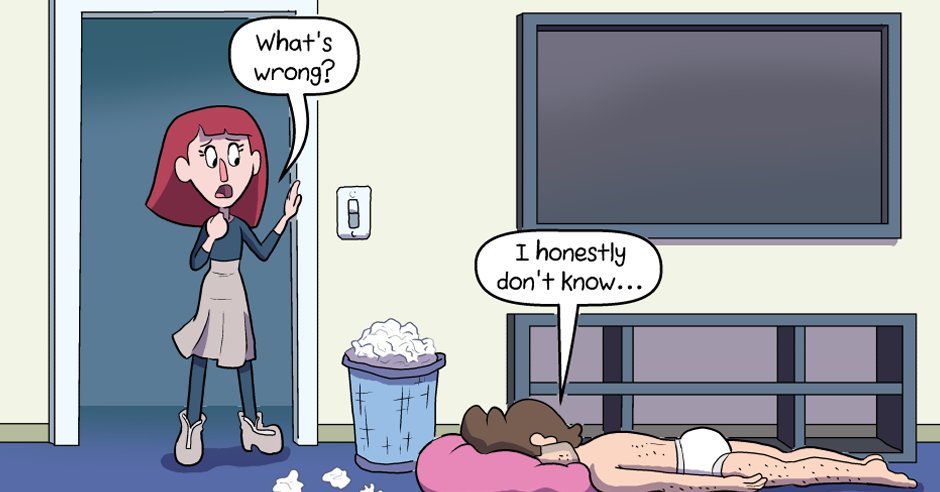 CollegeHumor's tweet photo. 9 Things About Having Depression Nobody Tells You About - https://t.co/roZnWCXBzo https://t.co/ROkiQdPXaZ