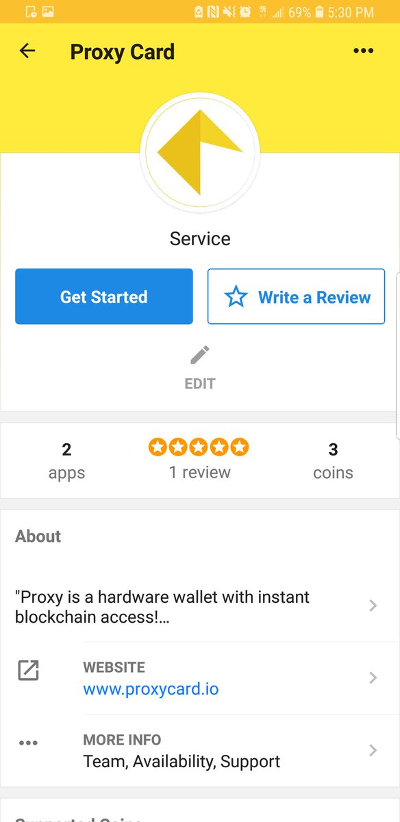 CheddurTeam's tweet photo. We added @Proxy_Card $ePRX to the @CheddurApp! #ProxyCard is a hardware wallet with instant #blockchain access! Use the #Cheddur app to learn about the project, keep an eye on the price, review it, and accept #ePRX donations! https://t.co/XcyLcbRWZA