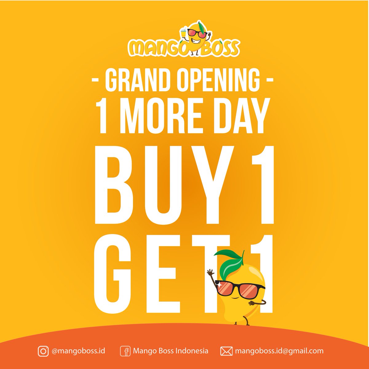PondokIndahMall's tweet photo. Grand opening Mango Boss is tomorrow! Taste the freshness of premium quality mangoes, and grab some special promos!
There will be buy one get 1 free on Friday at Pondok Indah Mall 2, South Skywalk, 2nd floor!
See you there~
#mangoboss #mangobossid #mangodessert #mangoaddict https://t.co/mCnwHkcqLV