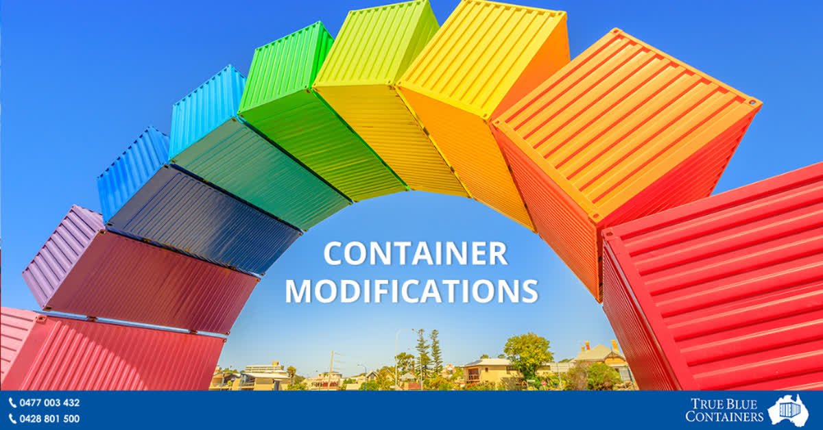 We can modify shipping containers to include electrics, additional access doors, air conditioning and shelving. In fact anything you require, including container rainbows! 
Contact us for more information or visit our website: qoo.ly/n56br