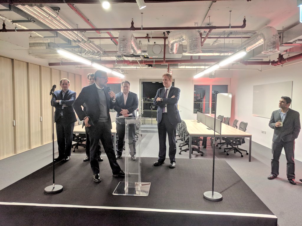 Level39CW's tweet photo. Congratulations to Motive Partners on the launch of their exciting European Innovation Centre in the Columbus Building @yourcanarywharf @robheyvaert @howarddawber @BenBrabyn https://t.co/qj2EdDi8lb https://t.co/AiPE8waohh