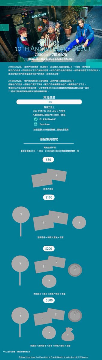 flashineehk's tweet photo. <SHINee 10th Anniversary Debut Project Updated>
We are now in progress, please support us🙇🏻‍♀️ https://t.co/pbcZK2yBlC