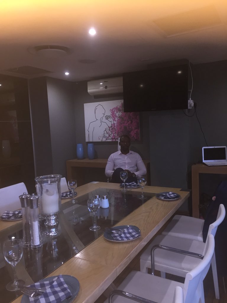 Lucasmoloi's tweet photo. Never go back on your word, never promise what you cannot keep, be consistent. All set for the the #BreakfastwithTheChamp https://t.co/G61WxXB0nr
