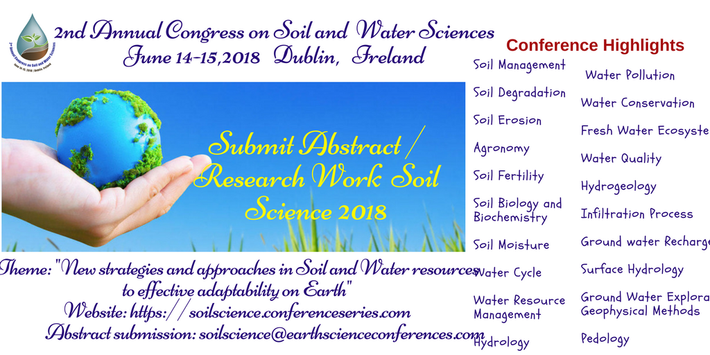 SoilScience2019's tweet photo. "Don’t pass soil pollution to the future generations" Slots are available for #keynote Speakers, #Speakers, at @Soilscience2018 #SoilScience:Agriculture Management,#soilmicro,#SoilManagement,@SoilMoisture,@SoilFertility
@ReedMtweet,@CCRI_UK,@RECARE_EU,@geolsoc,@SoilJudgers https://t.co/5yZyR17geR