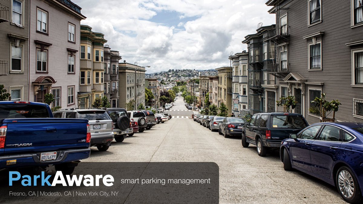 Smart Parking Management with @getparkaware #LoRaWAN #smartparking Monitor, Enforce, Generate real-time data to make informed decisions.