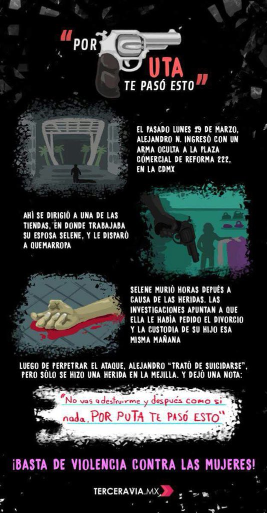 DeniseDresserG's tweet photo. Asi. “Por puta te pasó esto”. Basta de violencia contra las mujeres. RT 🙏 https://t.co/jA5lDAUAfm