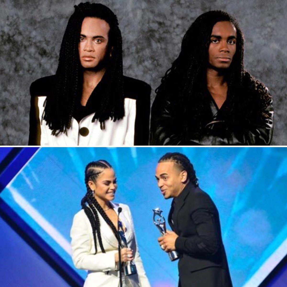 MiteNishio's tweet image. Milli Vanilli #TijeraSoberana #TijeraSoberana2018 #KeDificilSoberano #PremiosSoberano2018
