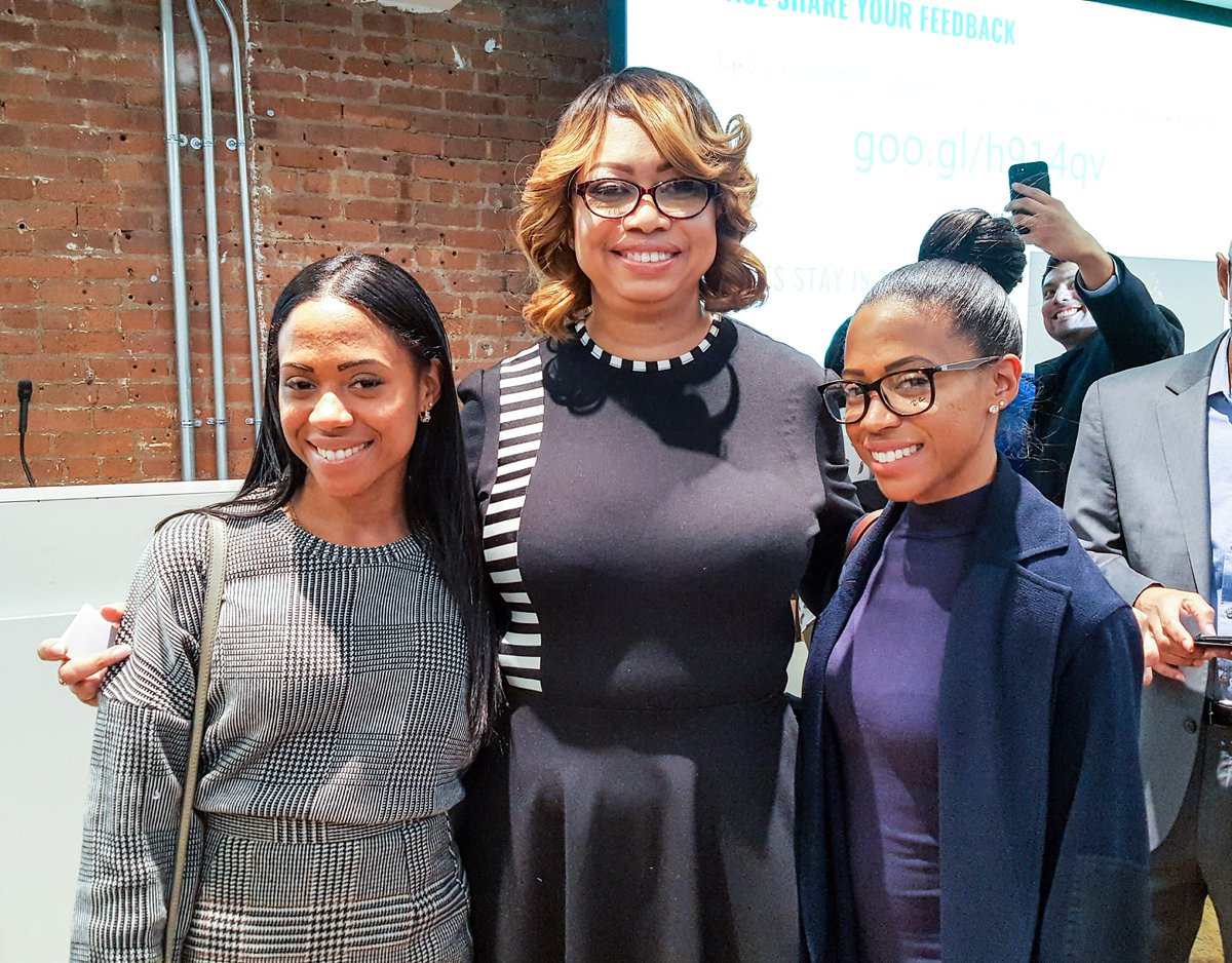 What a privaledge to watch 2 powerhouse #bosschics @sabrinaonmove & @LinaDarrisaw discuss digital marketing @Google with my ace @ChardiaC Congrats Sabrina! So proud of you! #BlackExcellence #Marketing #marketingtips