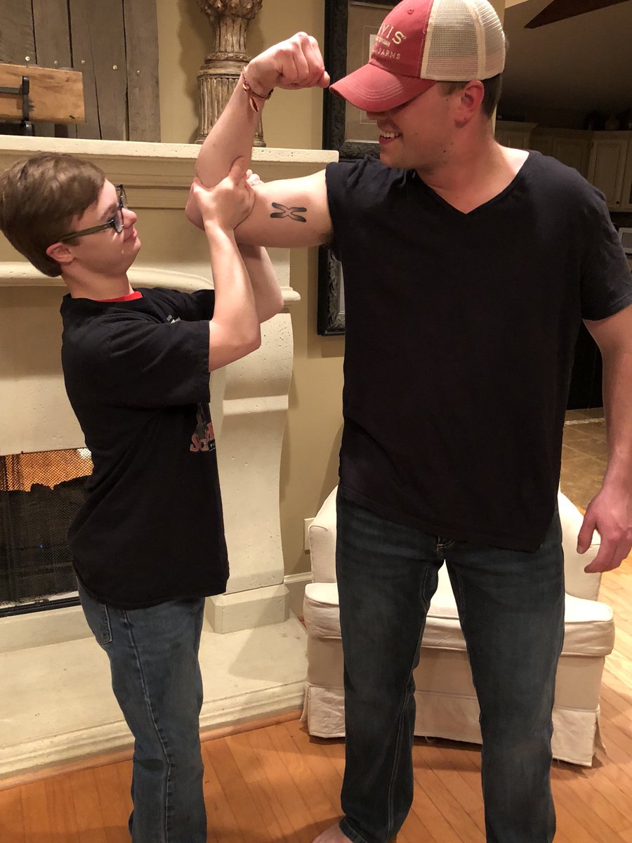 jacksonconn40's tweet photo. Instead of one Conn with an extra chromosome, we now have two! Happy World Down Syndrome Day buddy I love you so much! #3/21 #downisup #downsyndromealabama https://t.co/ttIL2H6wtV