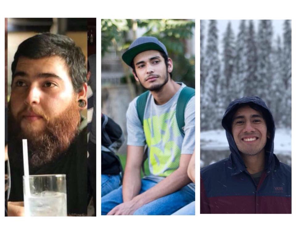 MisaRuiz3's tweet image. 1/2
Por favor ayúdennos a difundir este mensaje...
Sus nombres son 
1 - Javier Salomón: mide 1:80 pesa 115 kilos 
2- Marco Avalos: mide 1:80 aproximadamente 
3- Daniel Díaz: trae muletas mide 1:70 aproximadamente 
Son alumnos de universidad desaparecieron el día 19/marzo/2018.