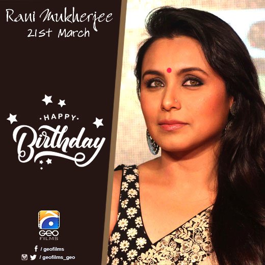 Happy Birthday Rani Mukerji!  