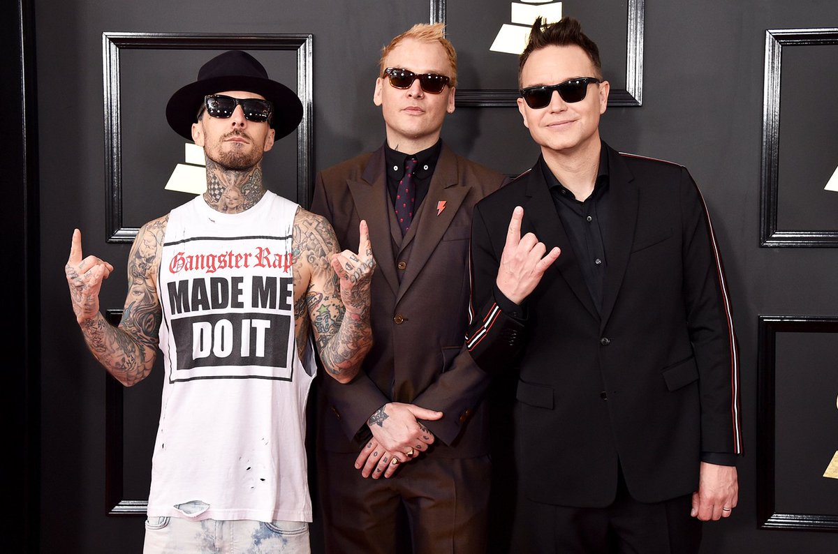 billboard's tweet photo. .@blink182 has announced a 16-date residency in Las Vegas https://t.co/Evk26FXvq5 https://t.co/AlUzaP3joc