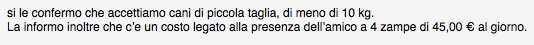 Perché molti hotel accettano cani sulla base del peso? Più chili più peli da pulire? Se proprio vogliamo le questioni sono: abbaia? è aggressivo? incontinente? @LAVonlus @LNDC_NAZIONALE