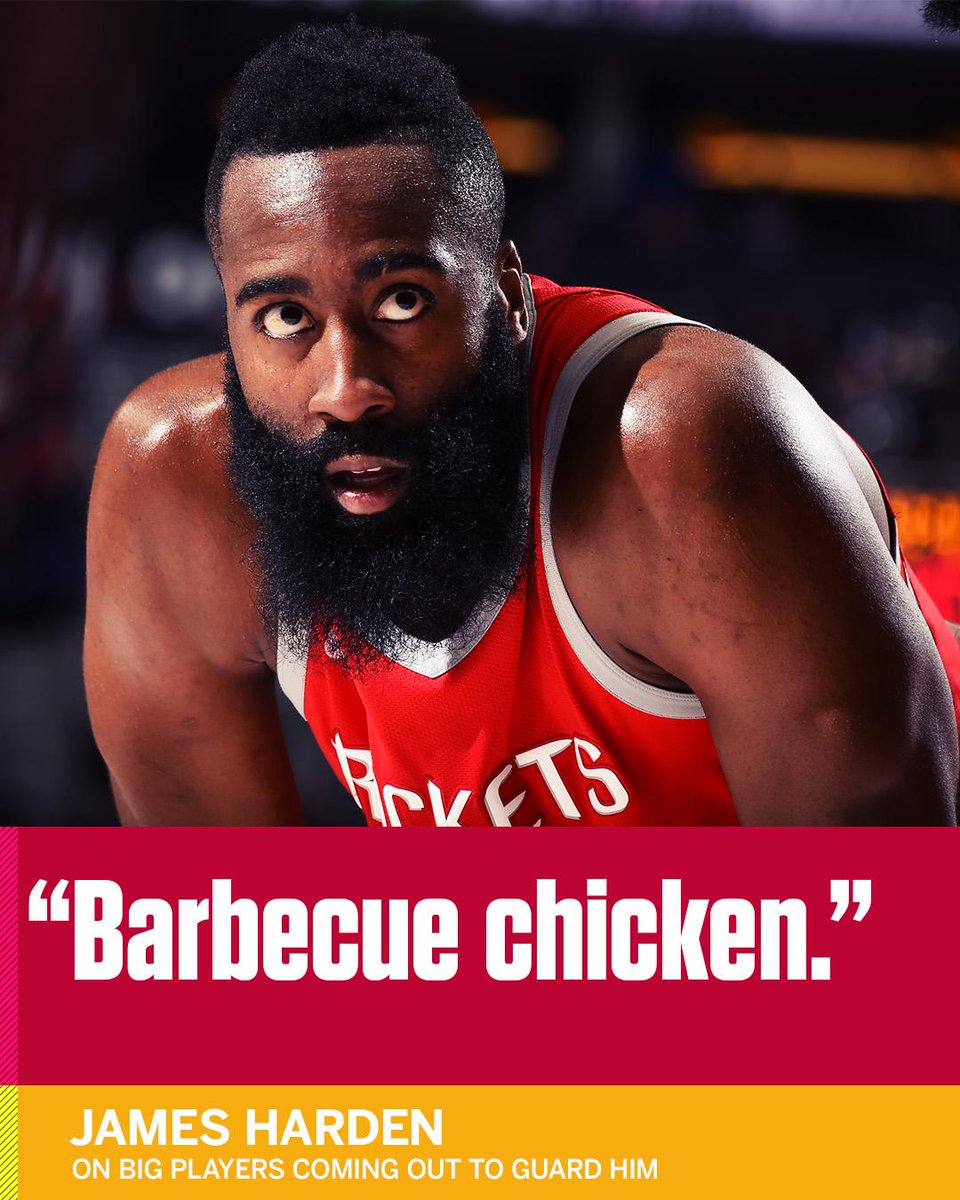 What does James Harden see when a big switches onto him? 🐔