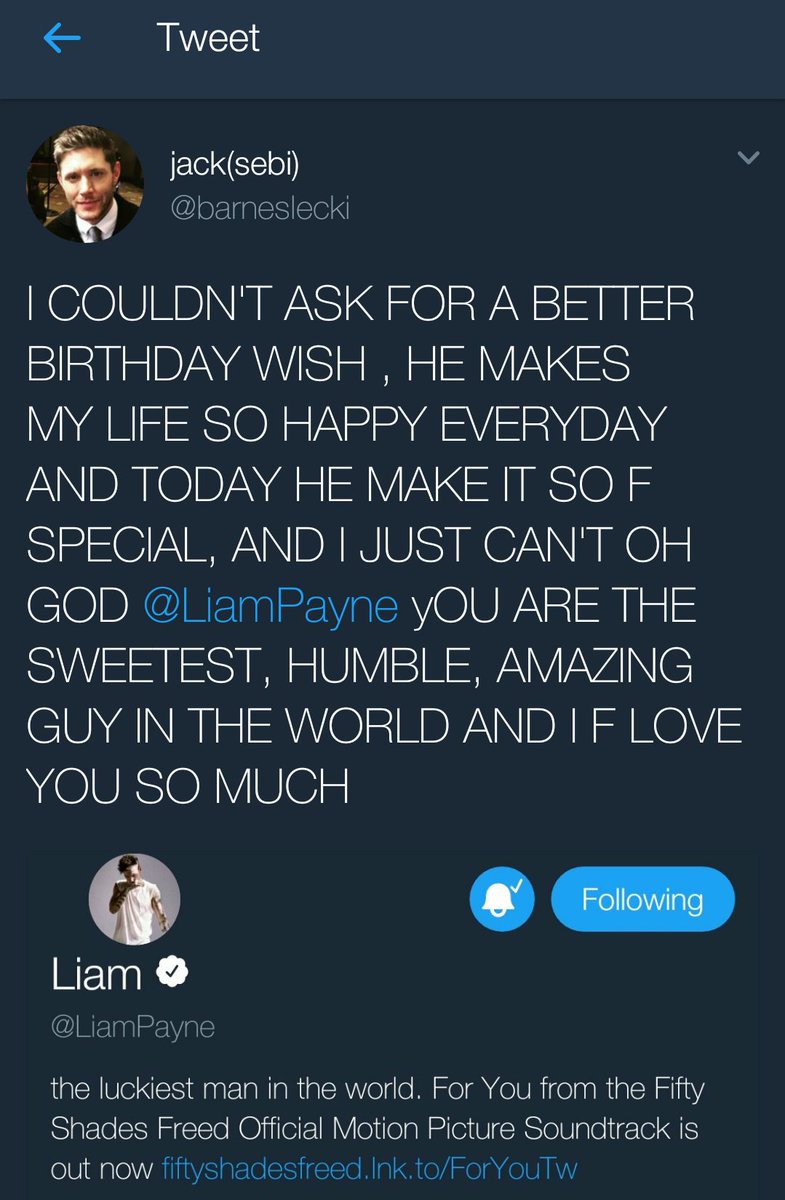 And this. Oh god. This was the proudest moments in my life.5 am, couldn't sleep, spaming like hell. Sad about my bday that it was starting so bad. And then  @LiamPayne came and make me so fUCKINV HAPPY ,HE NOTICE MY ART. IM JUST. Still not over it, maybe i'll never.