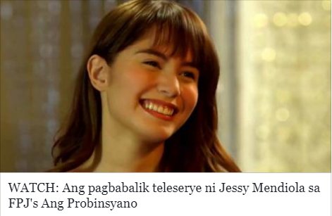 ABSCBN's tweet photo. Jessy Mendiola is Andy on #FPJAPHininga! Kilalanin ang bagong kakampi ng Vendetta DITO: https://t.co/0n6y9CLHFm https://t.co/9hbBpZW9OT
