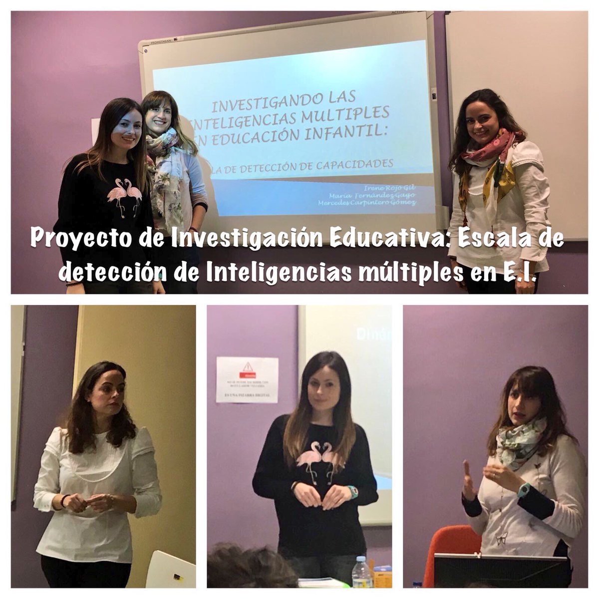 Presentando datos de la #investigacion sobre Inteligencias Múltiples 📊 Investigar,analizar y reflexionar para mejorar nuestra práctica educativa.Gran trabajo chicas!Tesón,esfuerzo,motivación...#inteligenciasmultiples #innovacion #profesoresinnovadores <a href="/educacyl/">Educación JCyL</a> <a href="/cfievalladolid/">CFIE VALLADOLID</a>