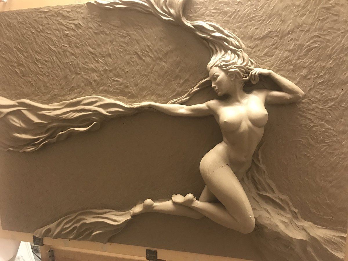 jedimasterjes's tweet photo. @acupofrain @jdashball Not mine, but my fathers. Trying to help him get to the point where he can spend his time working on his own pieces instead of working at a job that takes a hard toll on his body. https://t.co/p8P1N9mlfL