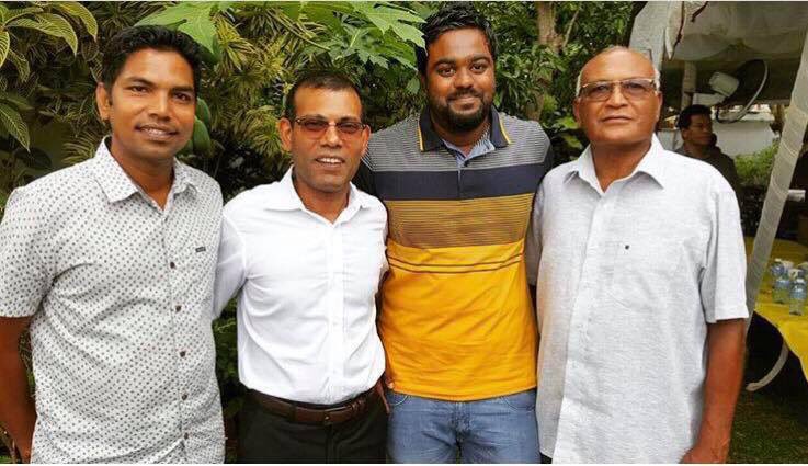 Simwarr's tweet photo. Our brave and young VP of the party is missed everyday.But we will band together and get this rogue govt on its knees real soon!
#FreeShippe NOW!
#MaldivesInCrisis
#IllegalSoE https://t.co/T2Vd746MCq