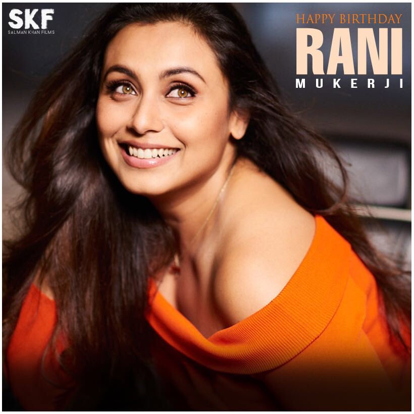 Wishing Rani Mukerji a very happy birthday! We can\t wait for Hichki!  