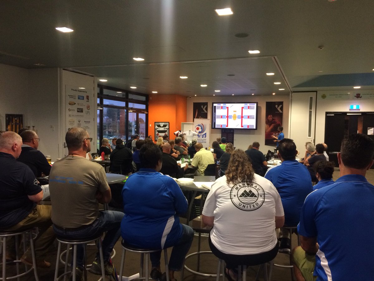 FULL HOUSE l <a href="/NZ_Football/">New Zealand Football 🇳🇿</a> Player Welfare Manager David Rayner presenting to our clubs on his portfolio #Season2018