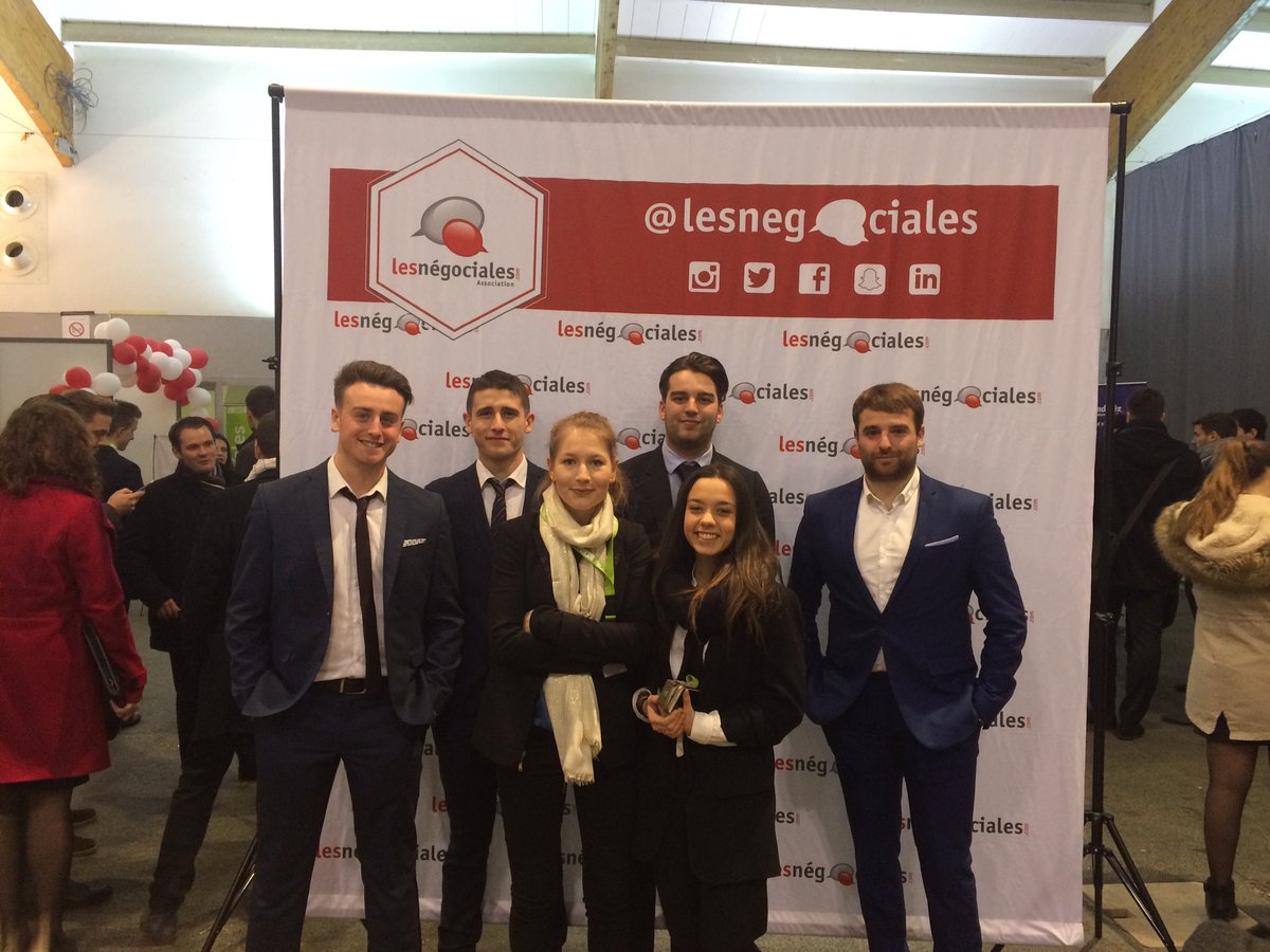 Équipe de choc IDRAC Business School #lesnegociales2018 @idrac_lyon @IDRAC_Bachelor