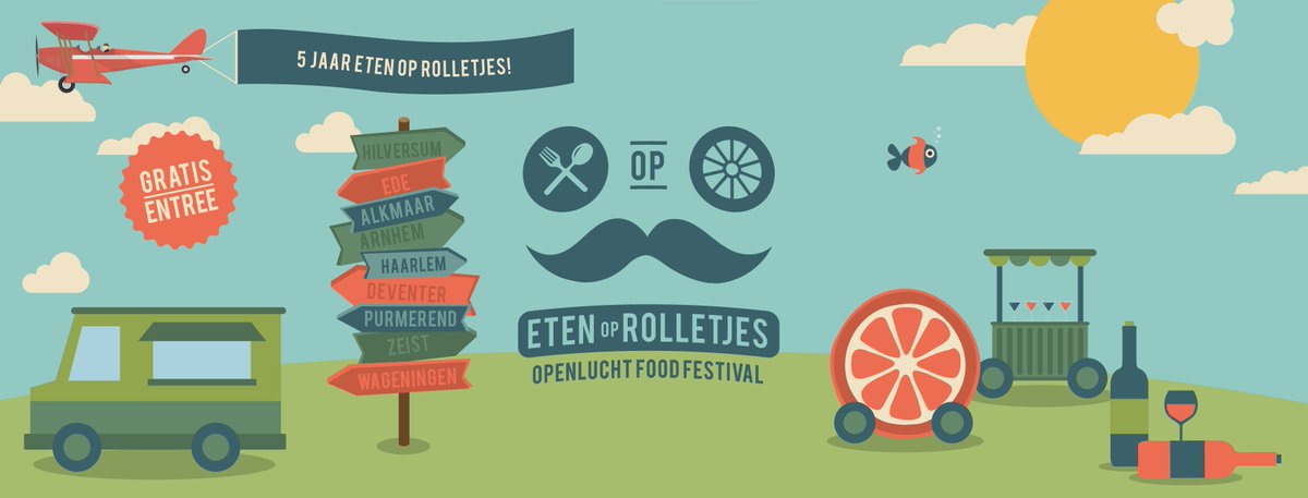 Eten op Rolletjes is TERUG! 🎉 Ook in 2018 zullen wij weer in alle hoeken van Nederland een waar openluchtrestaurant organiseren voor jong en oud. Alle edities zijn gratis toegankelijk! Waar mogen wij jou verwelkomen?etenoprolletjes.nl #EtenopRolletjes #FoodFestival