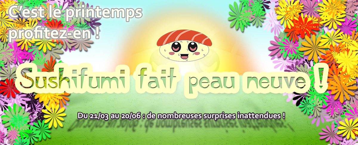 Soleil, ménage, rouleau de #printemps ? saison des nouveautés et du changement... nombreuses surprises chez sushifumi.fr #sushi #strasbourg !